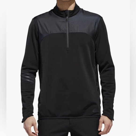 Adidas Men Climaheat Thermal Black Pullover 1/4 Zip. Size 2XL. - Picture 4 of 6
